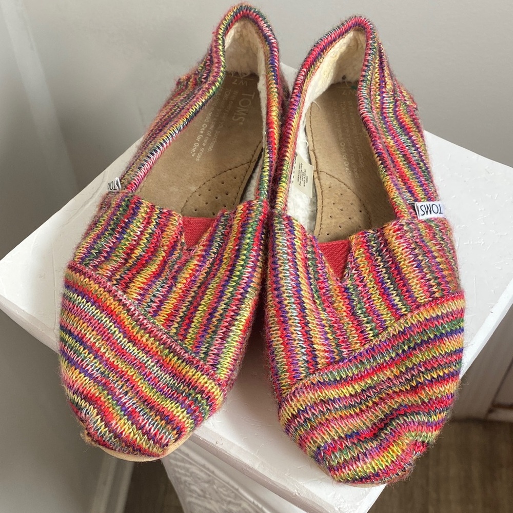 Toms Multicolor Knit Women's Shoes